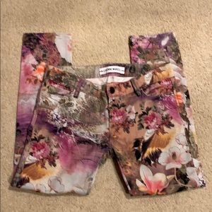 Etienne Marcel flowered Jeans